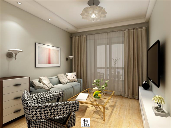 洛陽裝修效果圖，80㎡小戶型裝修案例
