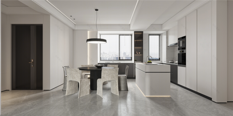 洛陽室內裝修設計公司，極簡風餐廳裝修案例