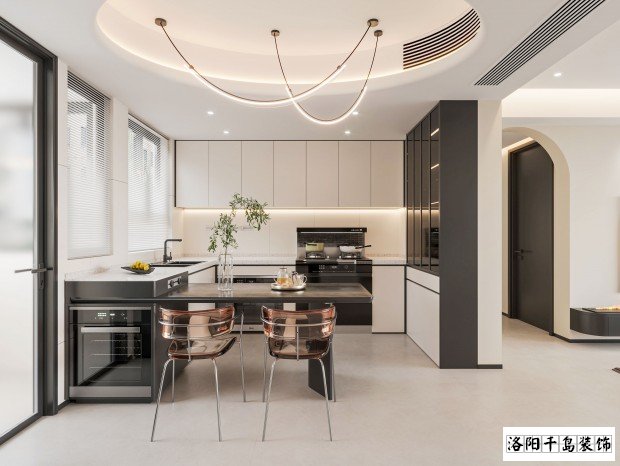 洛陽(yáng)和風(fēng)雅敘餐廚一體設(shè)計(jì)