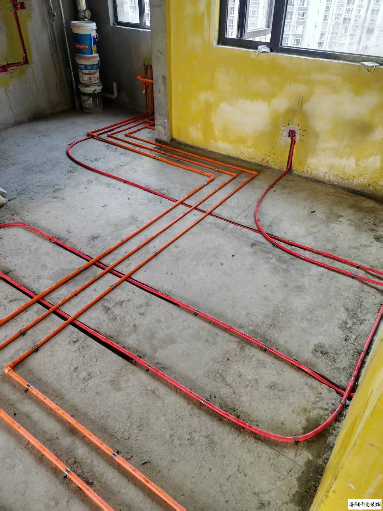 洛陽千島裝飾水電改造施工現(xiàn)場(chǎng)